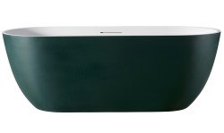 Ванна ABBER Frankfurt AM9941MBG 170x75 из искусственного камня