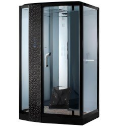 Душевая кабина Orans SR-89105LS Black 120x90 с хамамом и гидромассажем