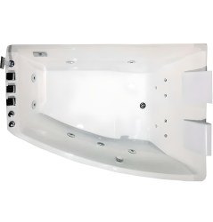 Акриловая ванна Orans BT-65100 XR 170x120, угловая с гидромассажем
