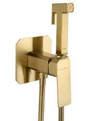 Гигиенический душ Wonzon&Woghand Diamond WW-88829011-BG со смесителем, брашированное золото