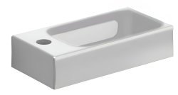 Раковина Kerasan Cento 353701L*1 45x25, белая